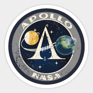 Apollo Program Vintage Insignia Sticker